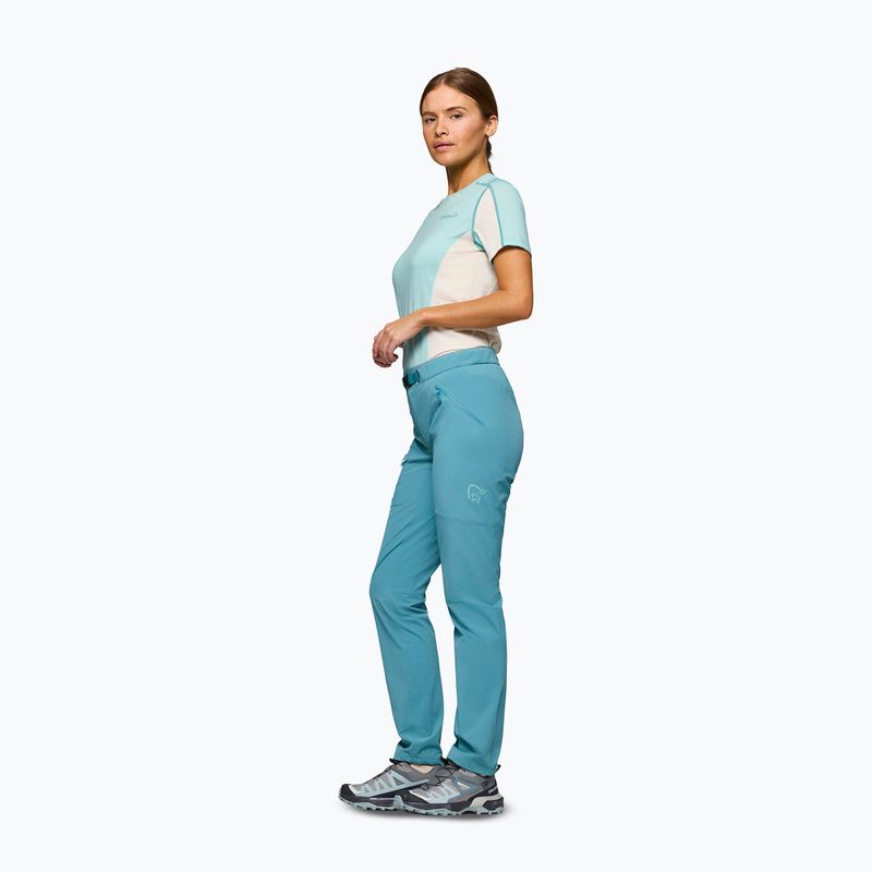 Spodnie trekkingowe damskie NORRONA Falketind Flex1 Light brittany blue 4