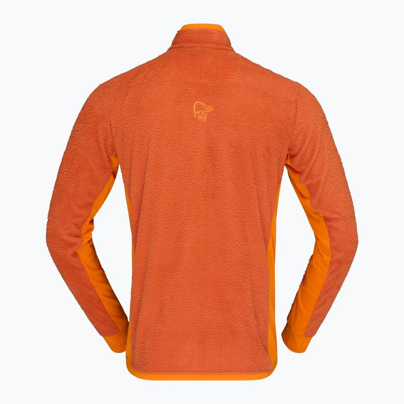 Bluza polarowa męska NORRONA Falketind Warm1 Active gold flame/exuberance 6