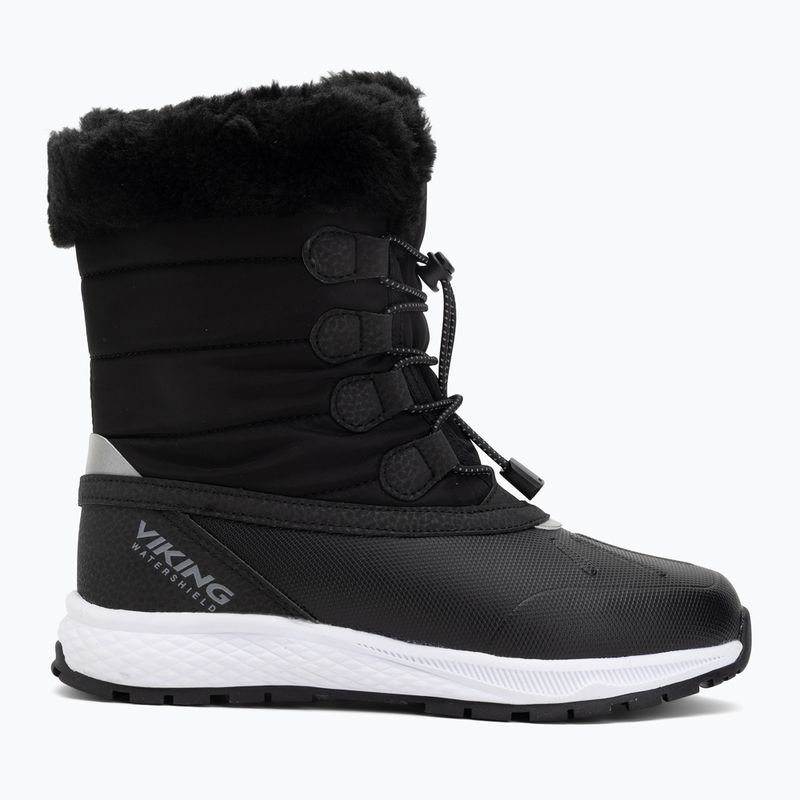 Śniegowce dziecięce Viking Footwear Equip Warm Waterproof Zip black/granite 2