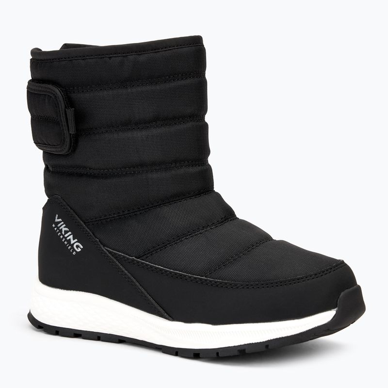 Śniegowce dziecięce Viking Footwear Equip Warm Waterproof 1V Pull On black