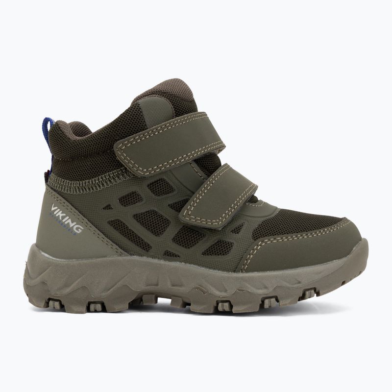 Buty dziecięce Viking Footwear Track Mid 2V Waterproot olive 2