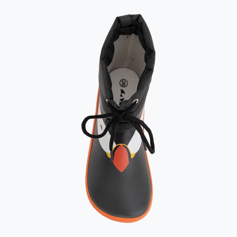 Kalosze dziecięce Viking Footwear Alv Barefoot Paw Print black 5