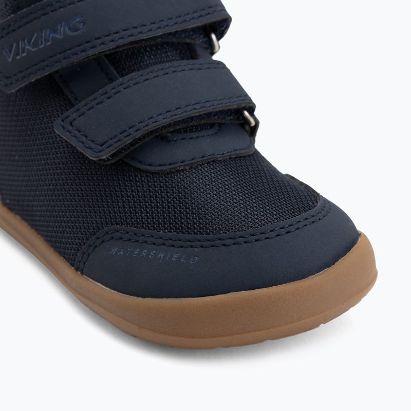 Buty barefoot dziecięce Viking Footwear Alv Barefoot Mid 2V Waterproof navy 7