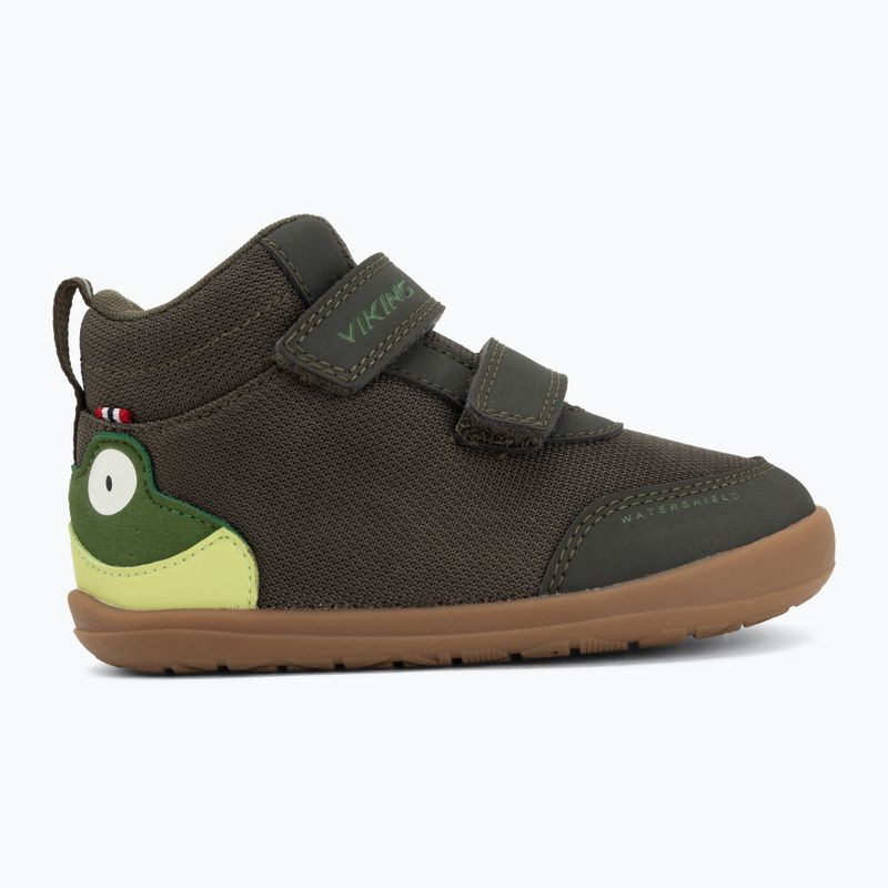 Buty barefoot dziecięce Viking Footwear Alv Barefoot Mid 2V Waterproof pine 2