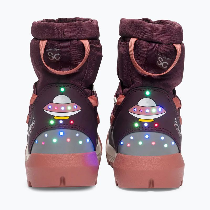 Śniegowce dziecięce Viking Footwear Spaceship Warm SC Waterproof plum/pink 4