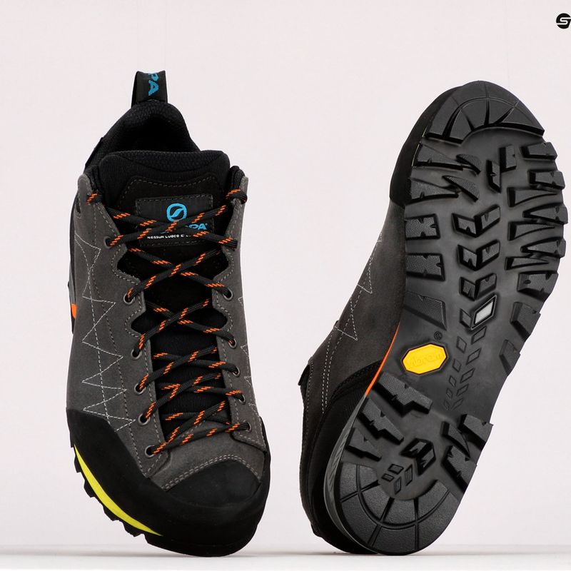 Buty podejściowe męskie SCARPA Zodiac GTX shark/orange 9