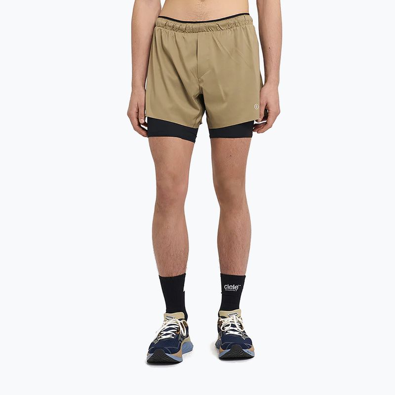 Spodenki do biegania męskie Ciele Athletics DLY 5" Long Brief canvas