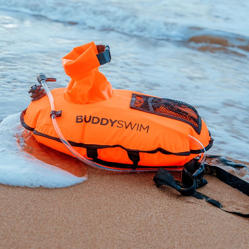 Bojka asekuracyjna Buddyswim Hydrastation Pro 10 l orange 5