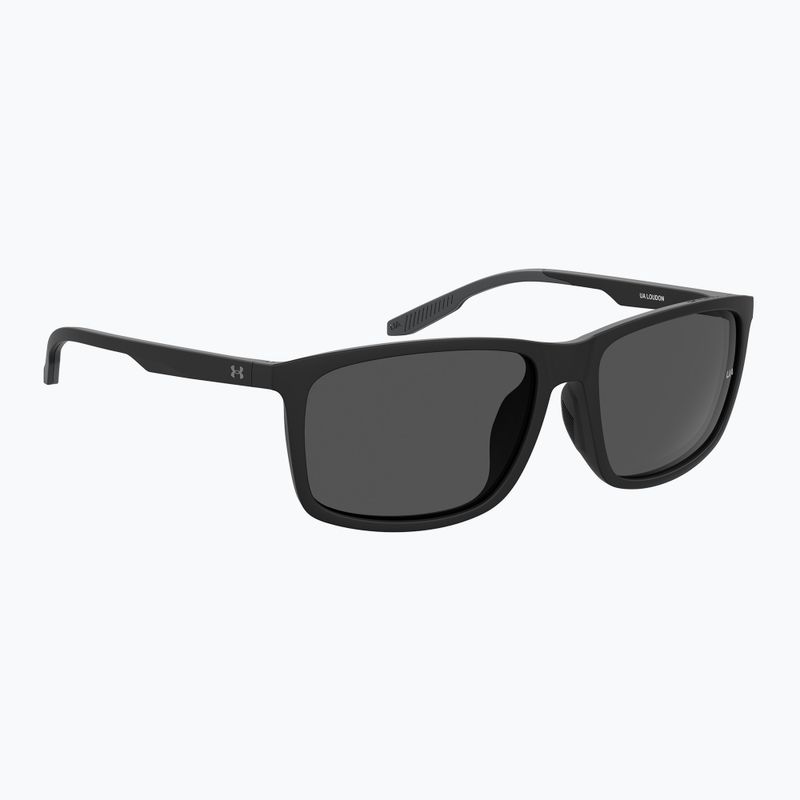 Okulary przeciwsłoneczne męskie Under Armour Loudon S3 matte black/grey