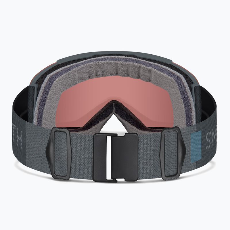 Gogle narciarskie Smith Sequence OTG S2 slate/chromapop everyday red mirror 3