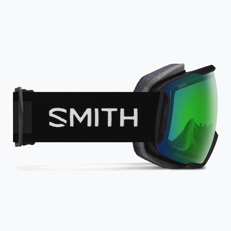 Gogle narciarskie Smith Sequence OTG S2 black/chromapop everyday green mirror 4