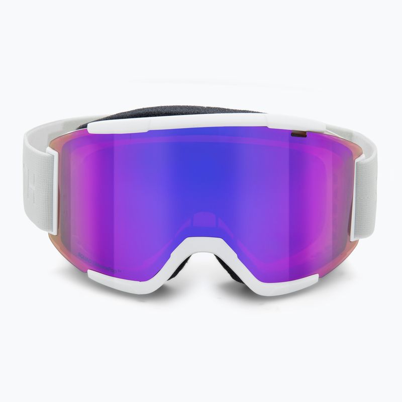 Gogle narciarskie Smith Squad white vapor/chromapop everyday violet mirror/clear 2
