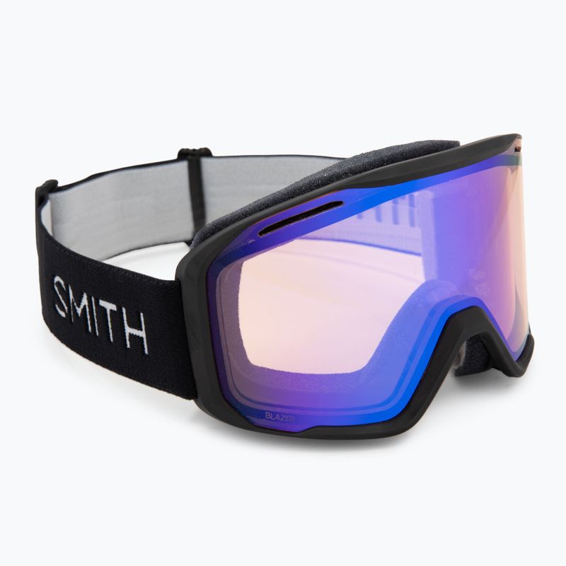 Gogle narciarskie Smith Blazer black/blue sensor mirror