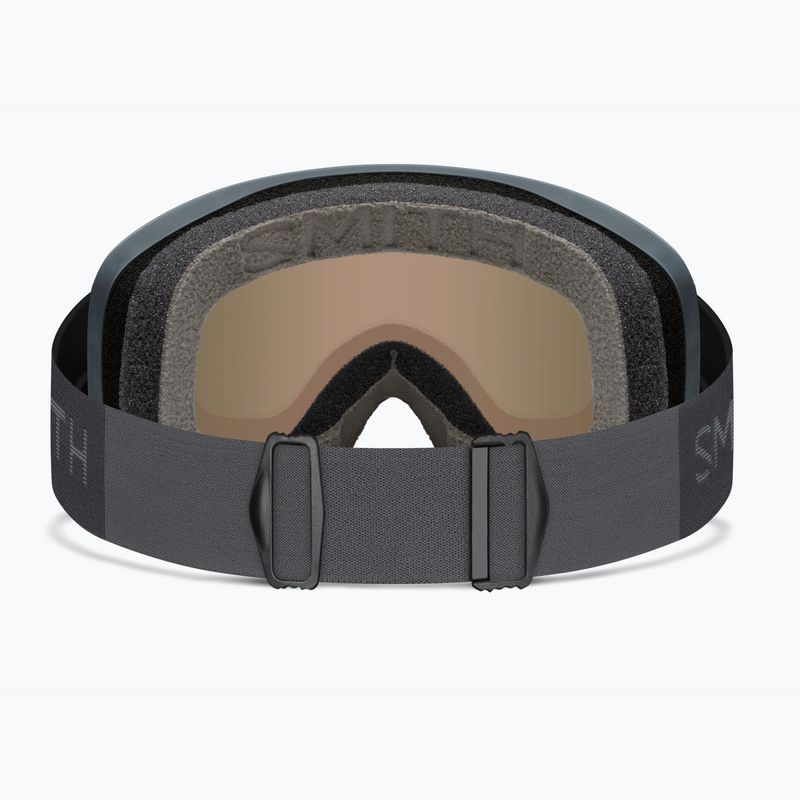 Gogle narciarskie Smith Blazer slate/red sol-x mirror 7