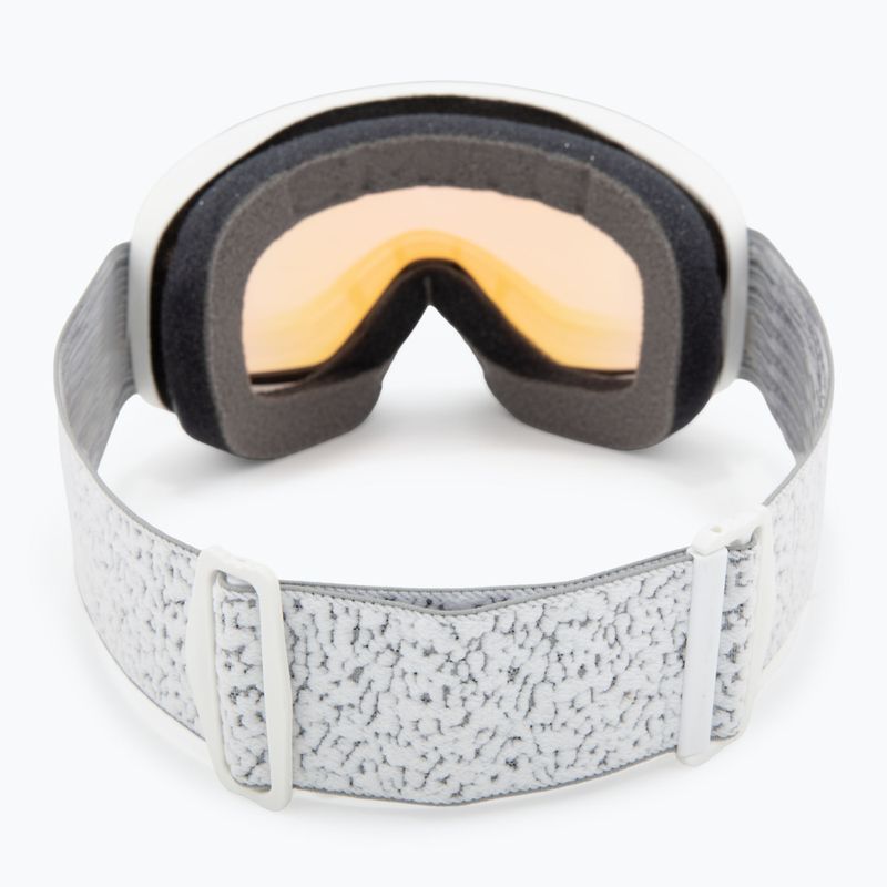 Gogle narciarskie Smith Rally white chunky knit/blue sensor mirror 3