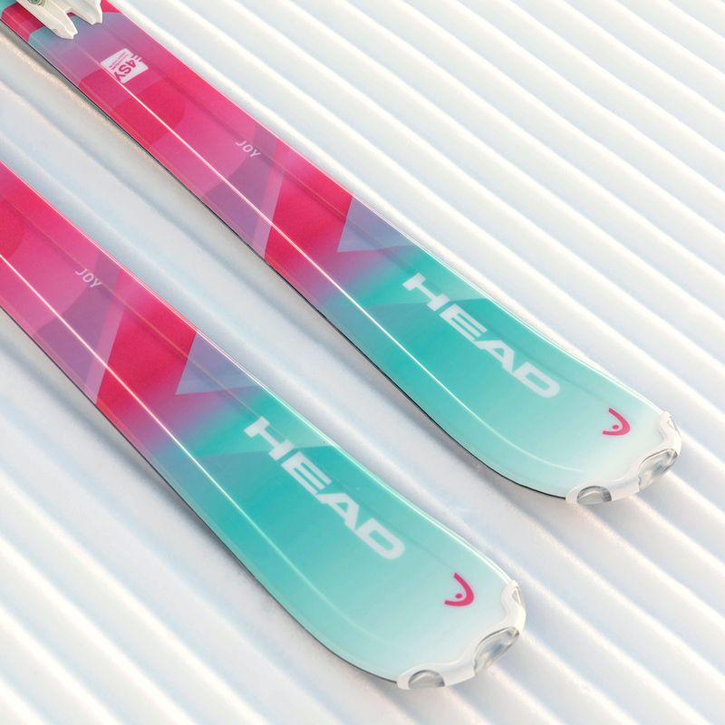 Narty zjazdowe dziecięce HEAD Joy Easy JRS + wiązania Jrs 4.5 GW CA 2025 mint/pink 8