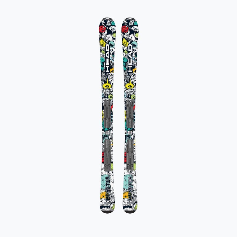 Narty zjazdowe dziecięce HEAD Monster Easy JRS + wiązania Jrs 7.5 GW CA white/black 2