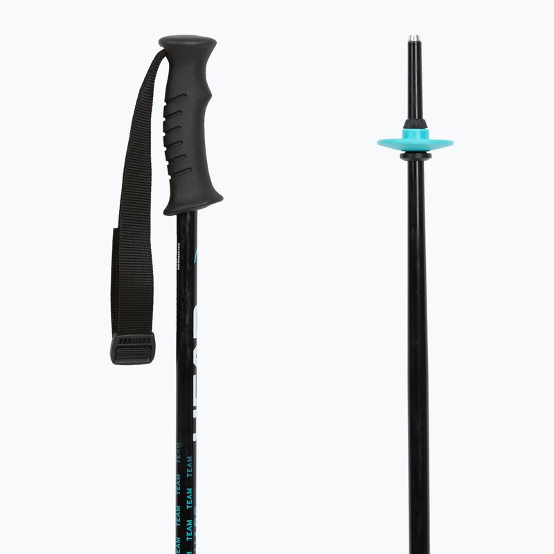 Kije narciarskie dziecięce HEAD Supershape Team Jr white/black/speed blue 3