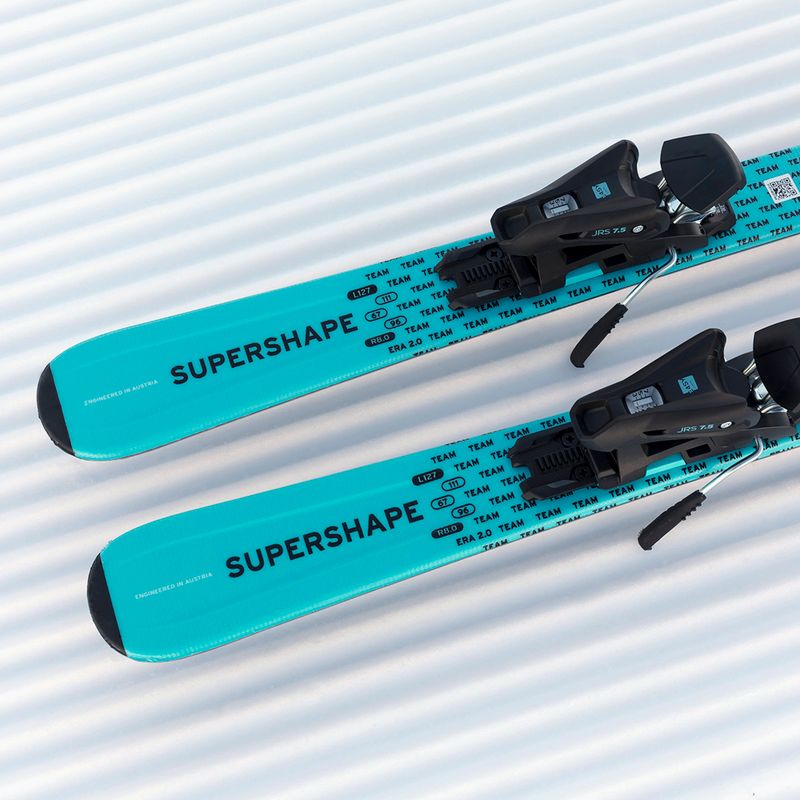 Narty zjazdowe dziecięce HEAD Supershape Team Easy JRS + wiązania Jrs 4.5 GW CA white/blue 9