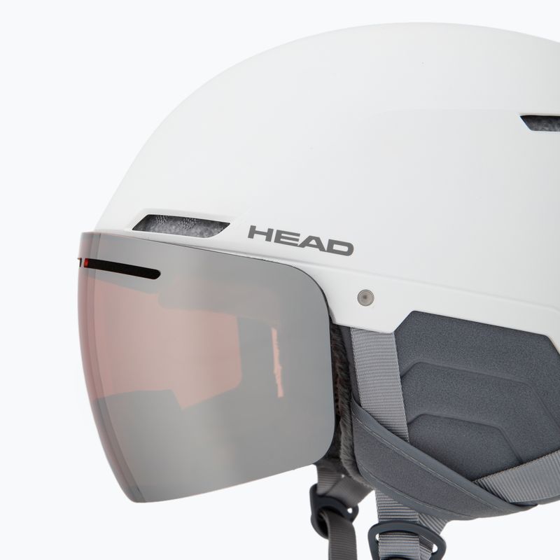 Kask narciarski HEAD Cinema W white/silver red 8