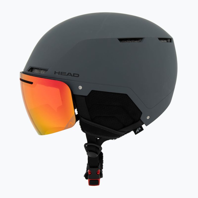 Kask narciarski HEAD Cinema Pro anthracite/red yellow 3