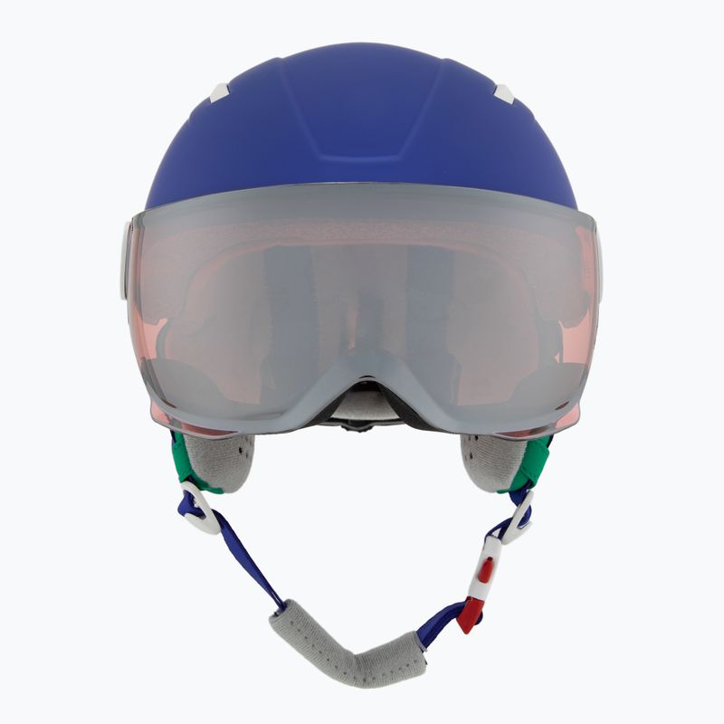 Kask narciarski dziecięcy Head Mojo Visor Jr blue/green/silver red 2