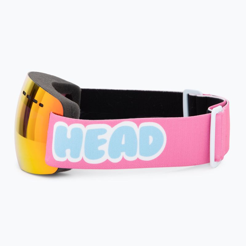 Gogle narciarskie dziecięce HEAD Solar fmr red/fmr yellow red 4