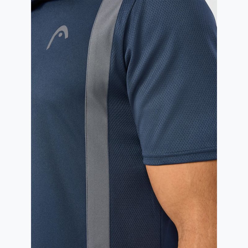Koszulka tenisowa polo męska HEAD Club 25 Tech Polo navy 6