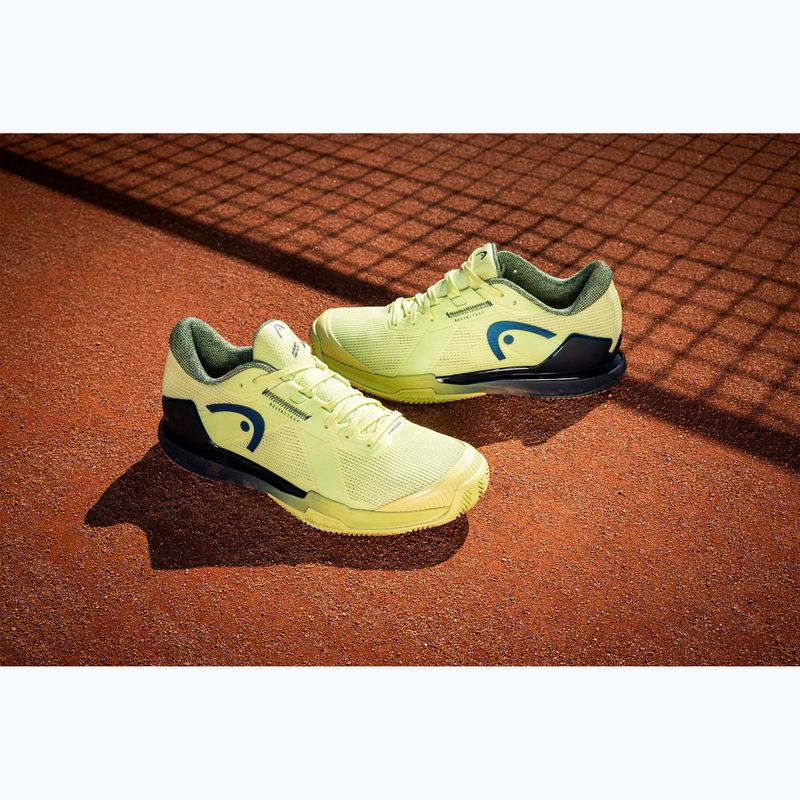 Buty do tenisa męskie HEAD Sprint Pro 4.0 Clay lime/ navy 8