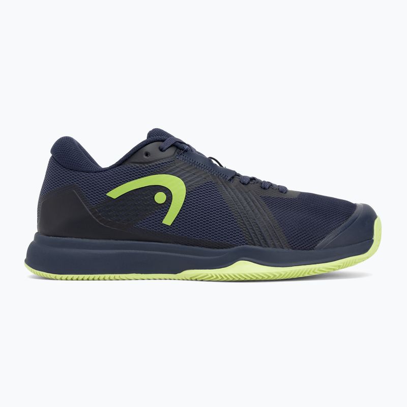 Buty do tenisa męskie HEAD Sprint Team 4.0 Clay navy/ lime 2