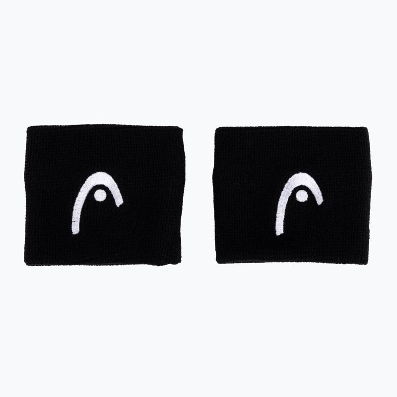 Frotki na nadgarstek HEAD Wristband 2.5" 2 szt. black 2
