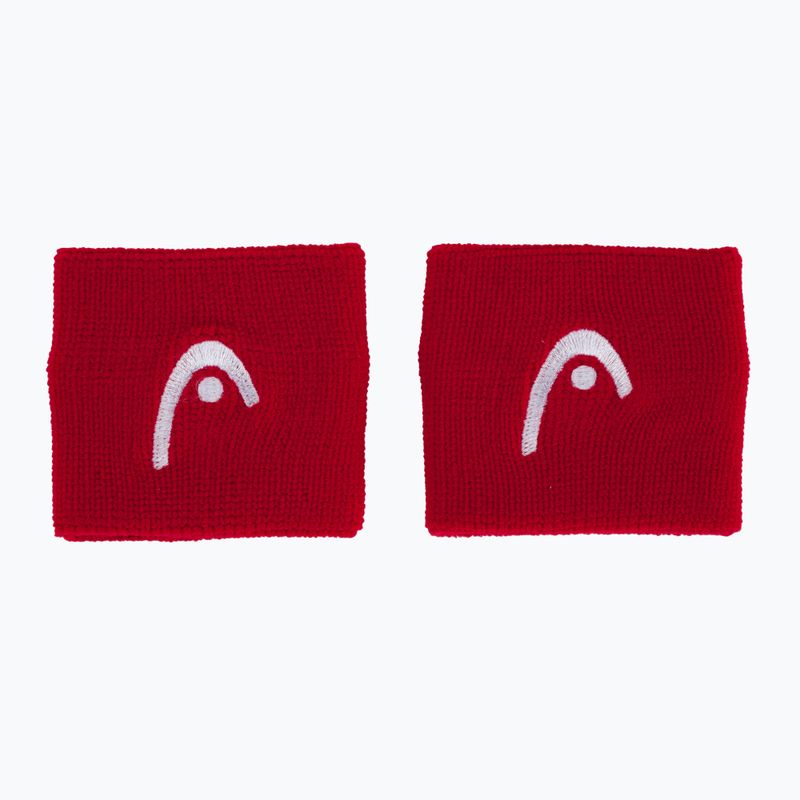Frotki na nadgarstek HEAD Wristband 2.5" 2 szt. red 2