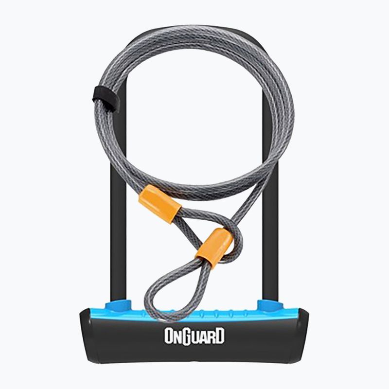 Zapięcie rowerowe OnGuard Neon 8154BU U-Lock black/blue 7