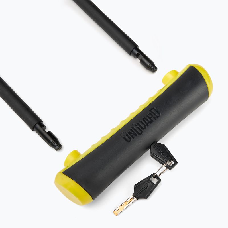 Zapięcie rowerowe OnGuard Neon 8154YL U-Lock black/yellow 3
