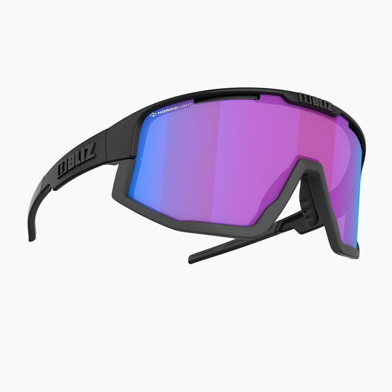 Okulary przeciwsłoneczne Bliz Fusion Nano Optics Nordic Light matt black/ begonia/ violet blue multi 3
