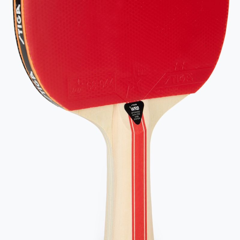 Rakietka do tenisa stołowego STIGA React 2-Star black/red 5