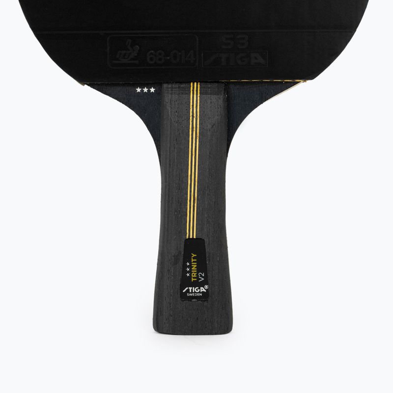 Rakietka do tenisa stołowego STIGA Trinity V2 3-Star black/red 4