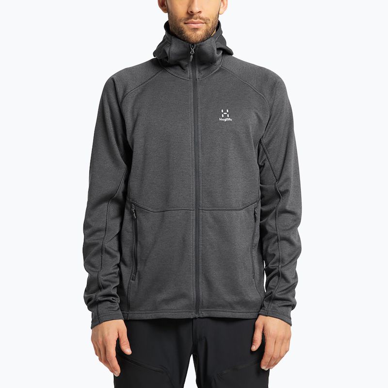 Bluza trekkingowa męska Haglöfs Velum Hood magnetite