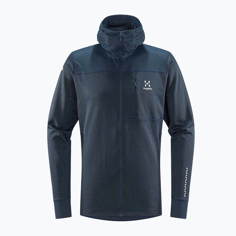 Bluza trekkingowa męska Haglöfs L.I.M Mid Multi Hood tarn blue