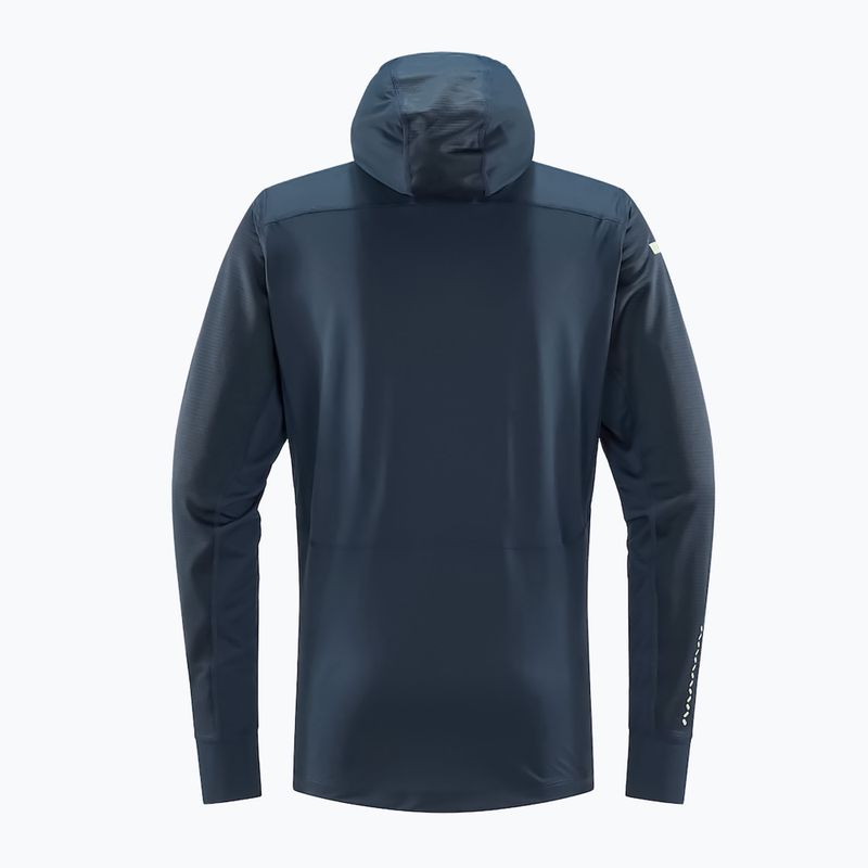 Bluza trekkingowa męska Haglöfs L.I.M Mid Multi Hood tarn blue 2