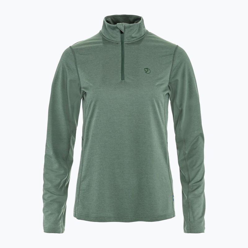 Bluza trekkingowa damska Fjällräven Abisko Day Hike Half Zip patina green 9