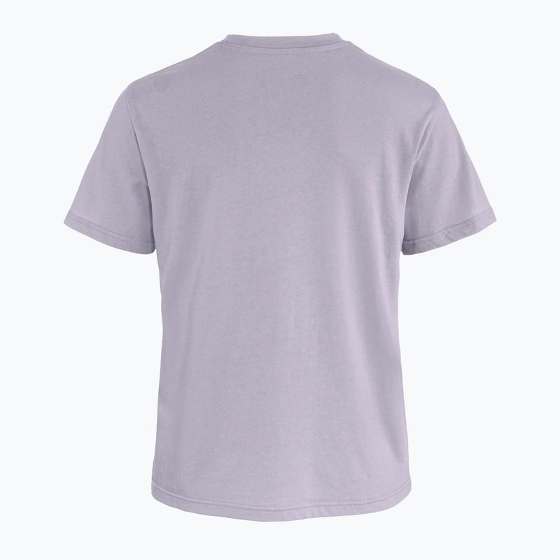 Koszulka damska Fjällräven Fox Boxy Logo lavender mist 2