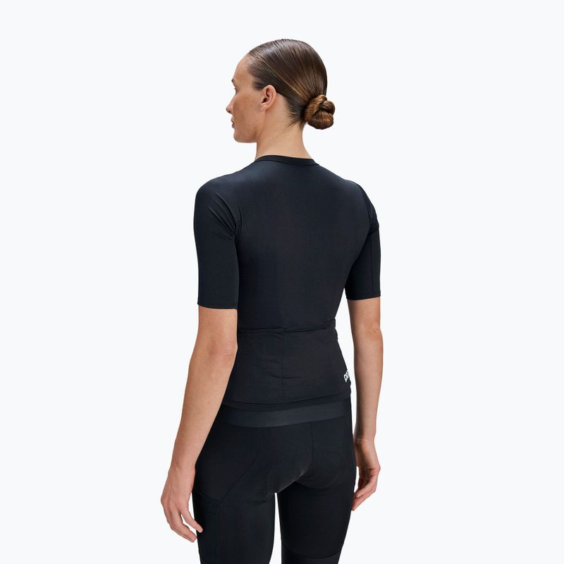 Koszulka rowerowa damska POC Cadence Jersey uranium black 2