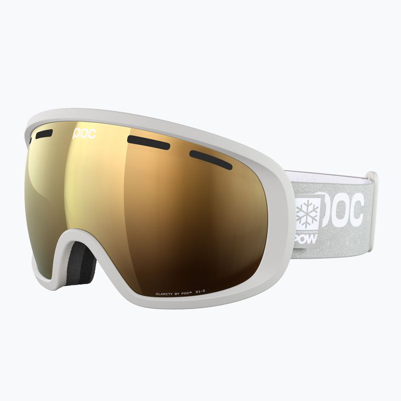 Gogle narciarskie POC Fovea Clarity mineral grey/sunny gold 2