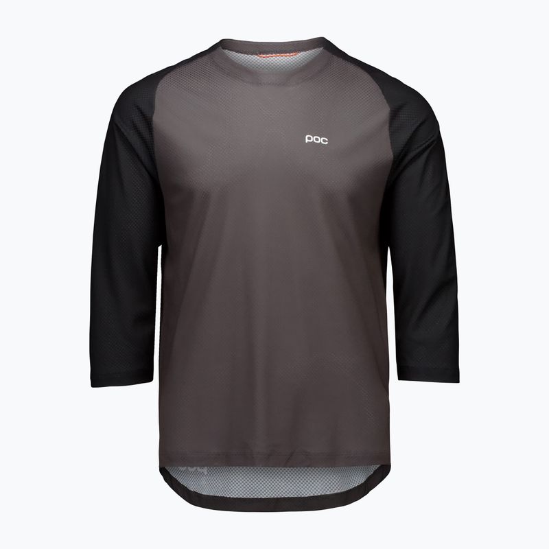 Koszulka rowerowa męska POC Motion Air Jersey 3/4 sylvanite grey
