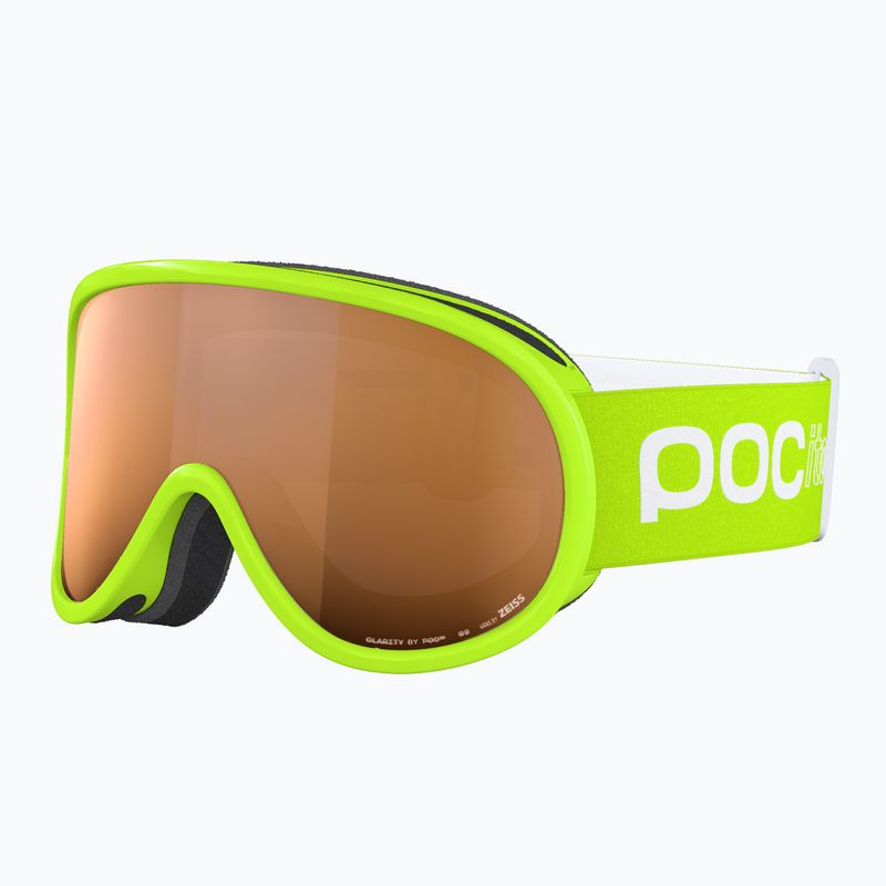 Gogle narciarskie dziecięce POC POCito Retina Jr S2 fluorescent yellow/green/partly sunny light orange 6