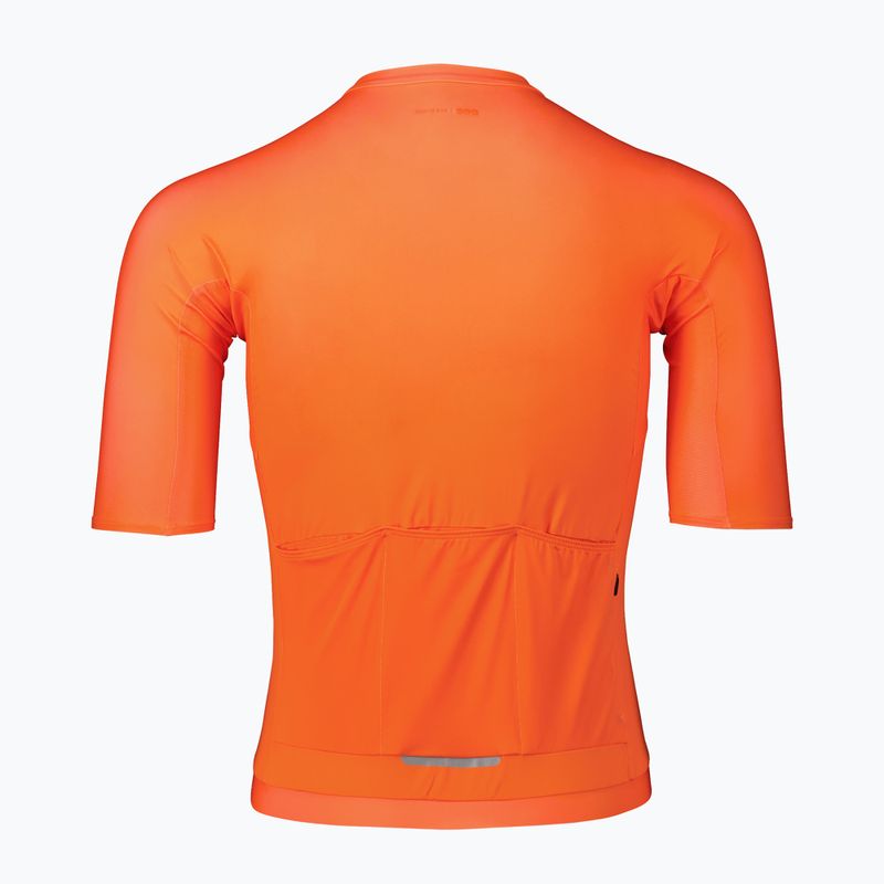 Koszulka rowerowa męska POC Pristine zink orange 2