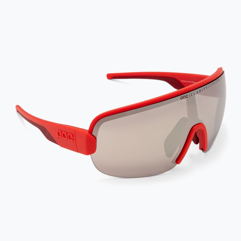 Okulary przeciwsłoneczne POC Aim prismane red/clarity road/sunny silver