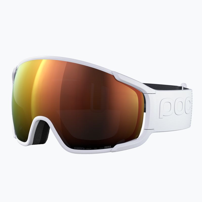 Gogle narciarskie POC Zonula hydrogen white/partly sunny orange 2