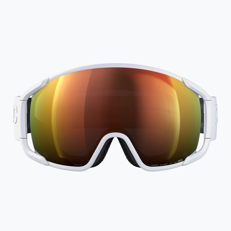 Gogle narciarskie POC Zonula hydrogen white/partly sunny orange 3
